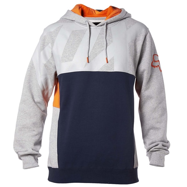 Fox Kaos Fleece Pullover Kapuzenhoodie grau meinsportline de Fox Kaos Fleece Pullover Kapuzenhoodie grau meinsportline de