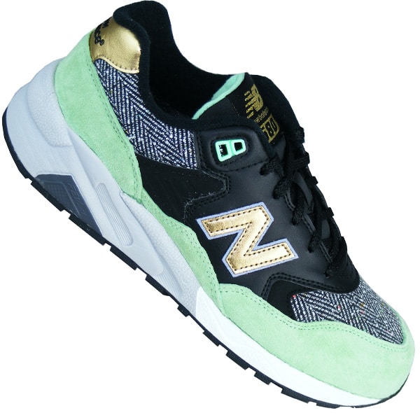 new balance leder damen green