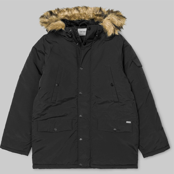 Carhartt Wip Anchorage Parka Winterjacke Damen Schwarz Meinsportline De