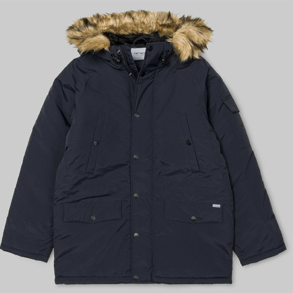 Carhartt WIP Anchorage Parka Herren Winterjacke navy Carhartt WIP Anchorage Parka Herren Winterjacke navy