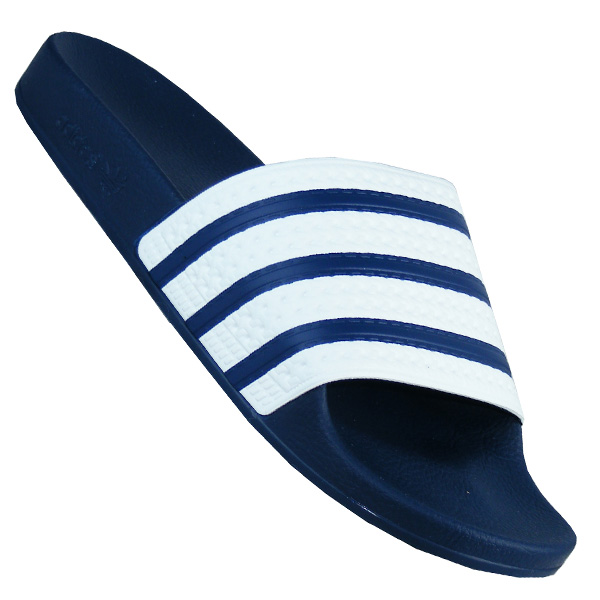 Herren Adidas Sandalen | Adidas Adilette Badeschuhe blau weiß Herren Adidas Sandalen | Adidas Adilette Badeschuhe blau weiß