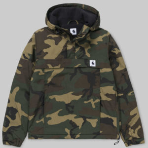 Carhartt Nimbus camo combat green WIP Pullover Schlupfjacke Winter Windbreaker Damen