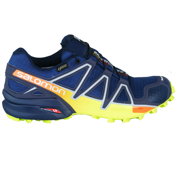 Salomon Speedcross 4 GTX Herren blau gelb Salomon Speedcross 4 GTX Herren blau gelb