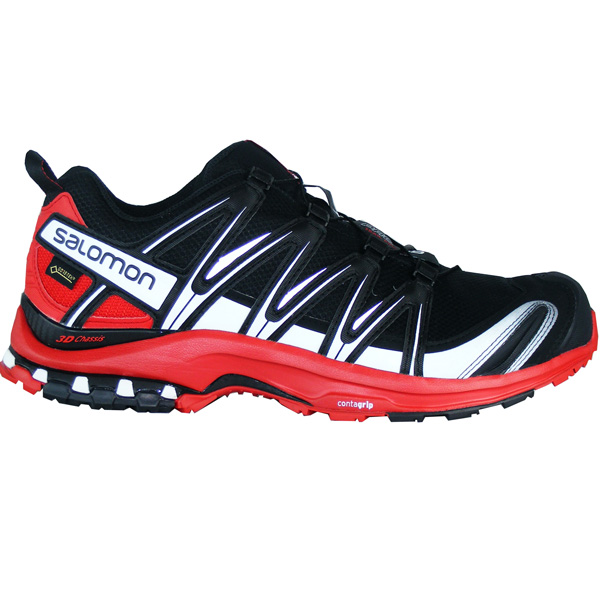 støvle ved godt Undervisning Salomon XA Pro 3D GTX Herren schwarz rot - meinsportline.de