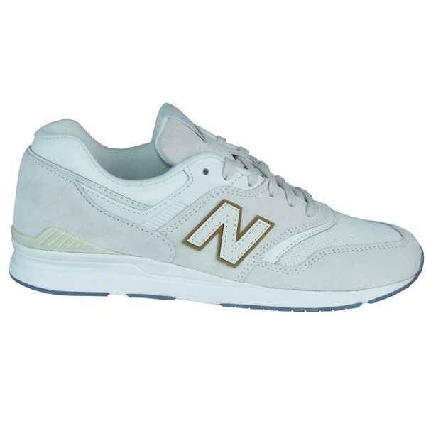 New Balance WL 697 CD Classics Leather REVLite angora Lifestyle Damenschuhe  beige - meinsportline.de