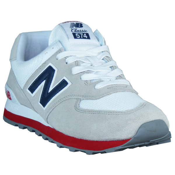 New Balance ML574 ESA Classic Core Plus Herren Sneaker grau/blau -  meinsportline.de