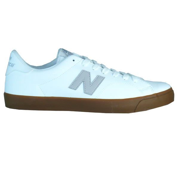 new balance weiss leder