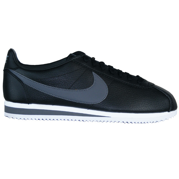 nike cortez schwarz leder