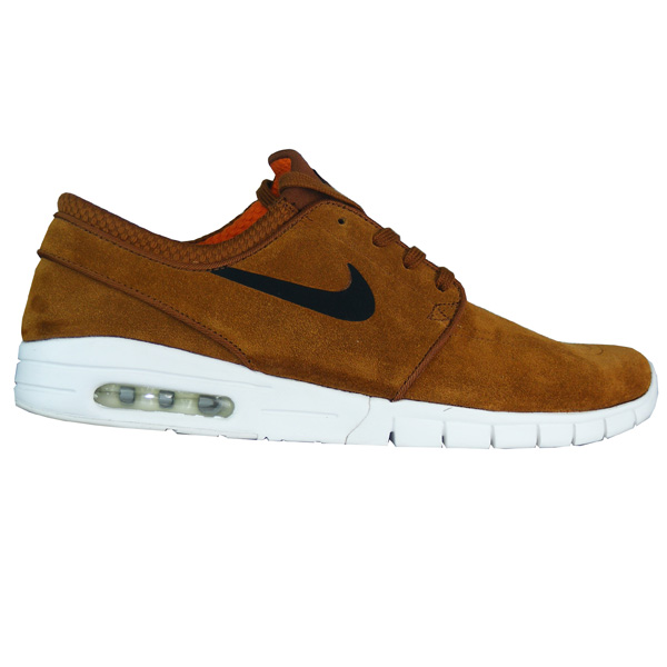 Dierentuin s nachts dosis klep Nike SB Stefan Janoski Max Lederschuh Herren braun - meinsportline.de