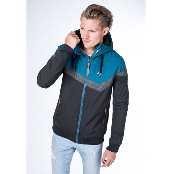 Alive and Kickin Jack Winterjacke Herren grau/blau ...