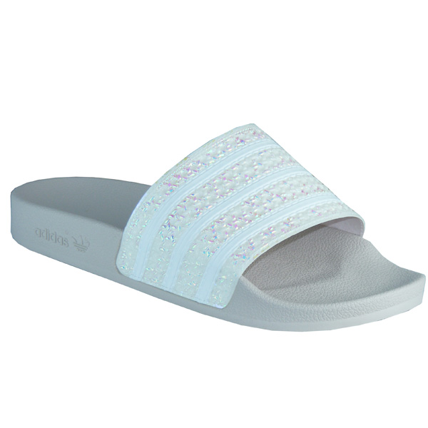 Adidas Adilette Badeschuhe Freizeitsandalen Damen altweiß G27232 Adidas Adilette Badeschuhe Freizeitsandalen Damen altweiß G27232
