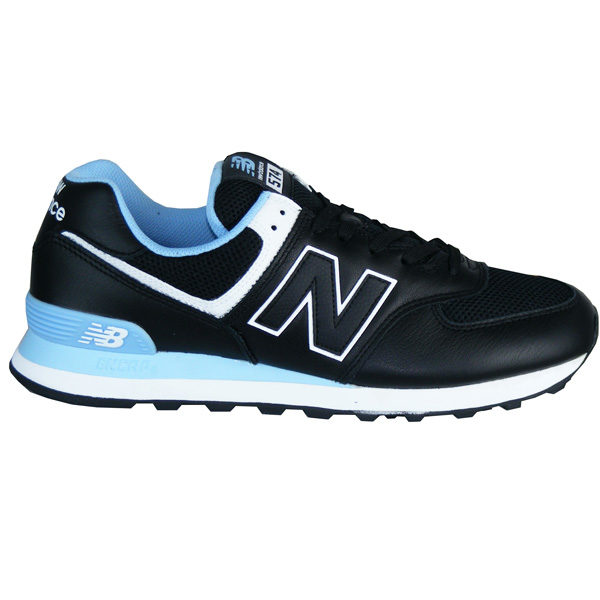 new balance leder blau