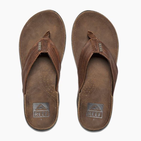Reef J Bay 3 Slides Zehentrenner Herren Leder Badeschuhe Reef J Bay 3 Slides Zehentrenner Herren Leder Badeschuhe