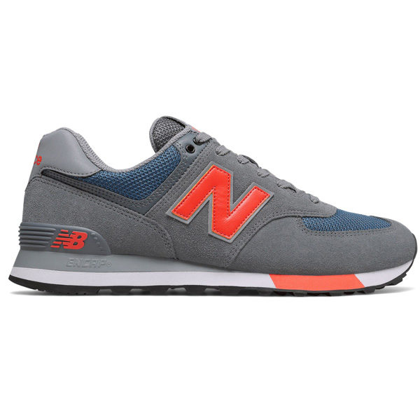 New Balance ML574 NFO Retro Classic Lifestyle Herren blau/rot New Balance ML574 NFO Retro Classic Lifestyle Herren blau/rot