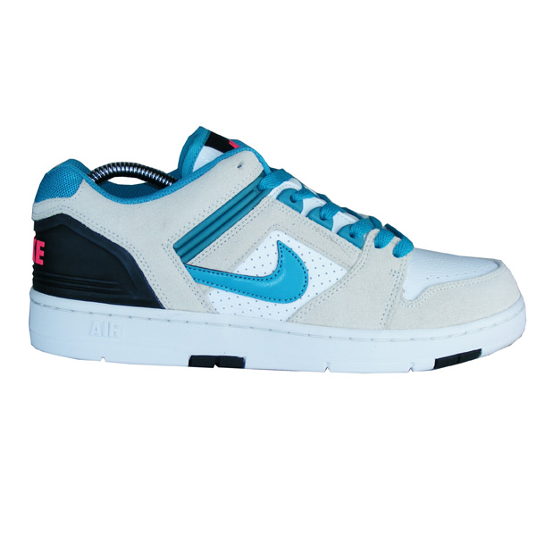 Nike SB Air Force 2 Low Sport Schuhe Herren weiß/türkise - meinsportline.de