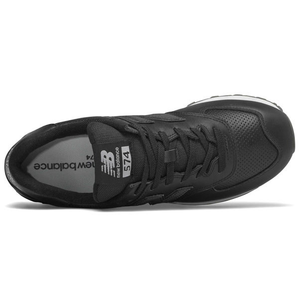 New Balance ML574 SNR Essential Retro Schuhe Herren schwarz weiB meinsportline