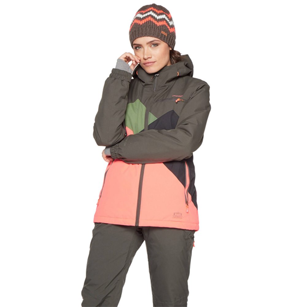 Protest Kitten Damen Ski und Snowboardjacke 2019 grün