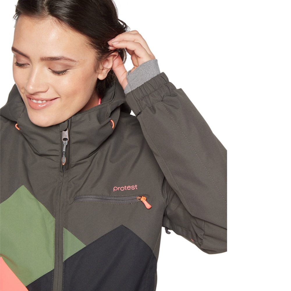 Protest Kitten Damen Ski und Snowboardjacke 2019 grün