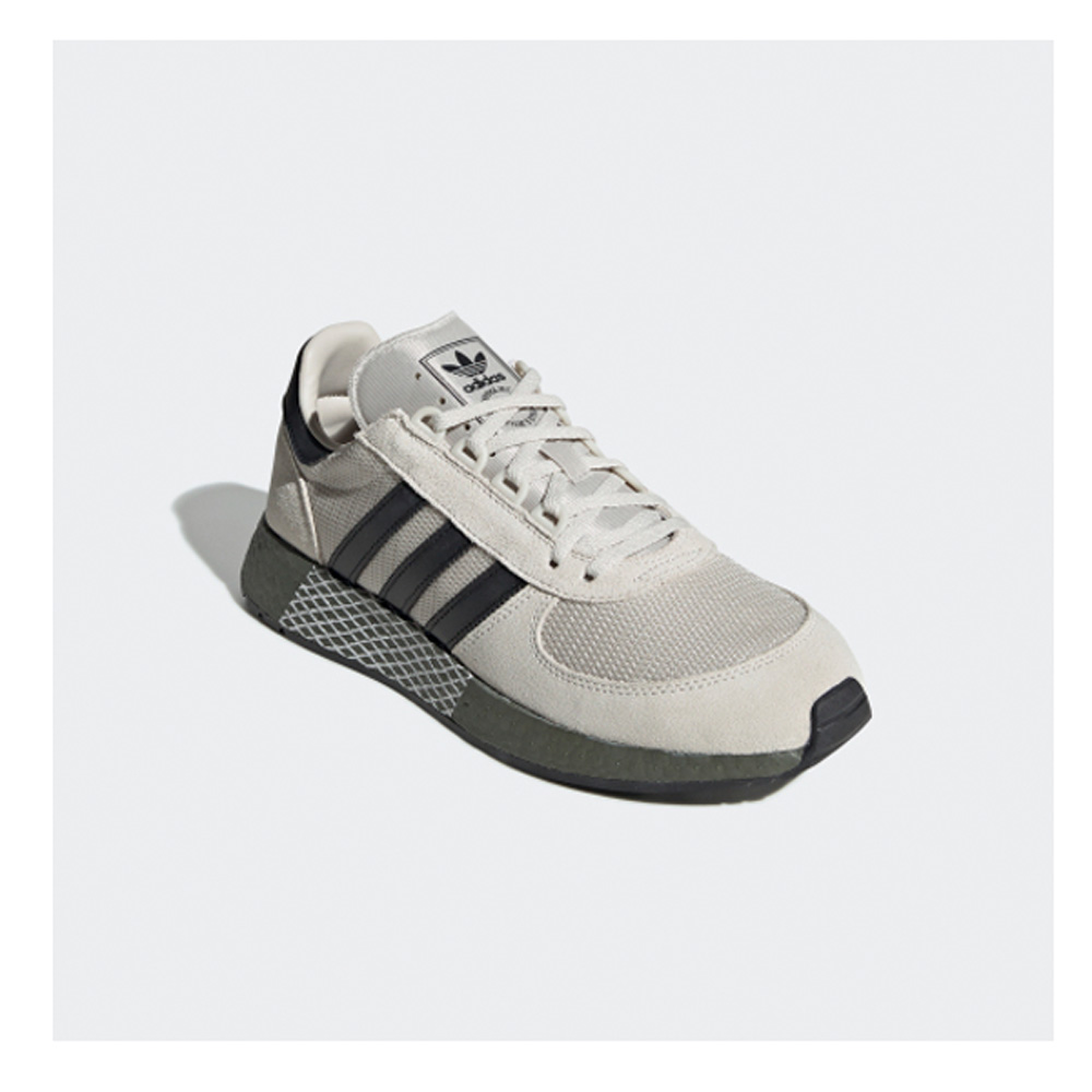 Adidas Marathon Tech Herren Laufschuhe EE4922 weiß/schwarz/khaki - meinsportline.de