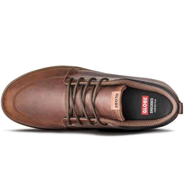 globe gs chukka brown leather