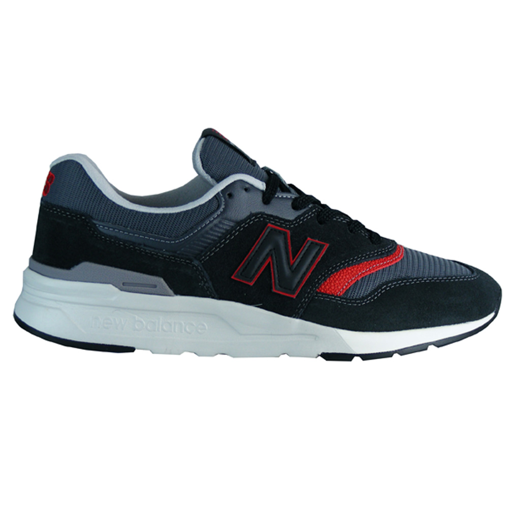 New Balance CM997 HXW Retro Running Schuhe Herren graurot New Balance CM997 HXW Retro Running Schuhe Herren graurot