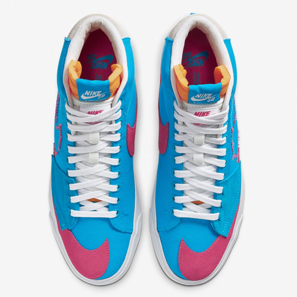 Nike SB Zoom Blazer Mid Edge Sneaker blau meinsportline
