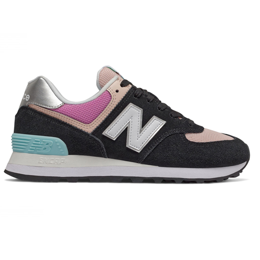 new balance wl574 black pink