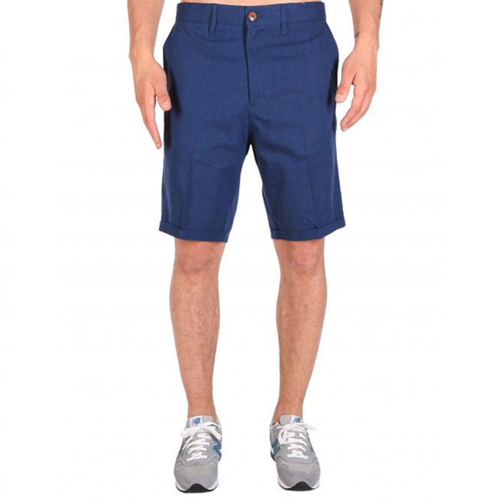 Iriedaily Golfer Chambray Short Herren blau