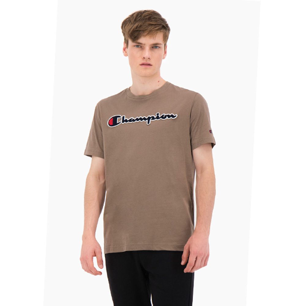 Champion Rundhals T- Shirt braun