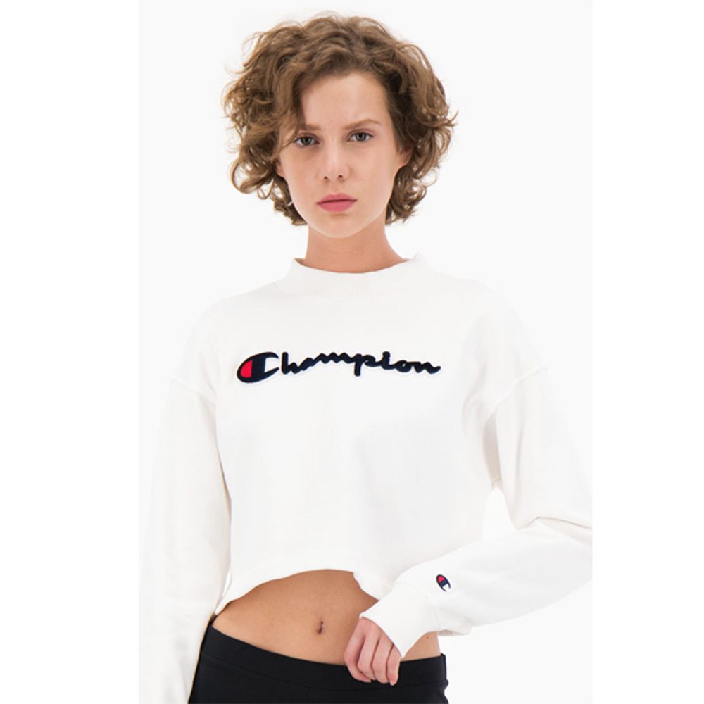 Champion Velvet Short Sweat Damen Sweatshirt