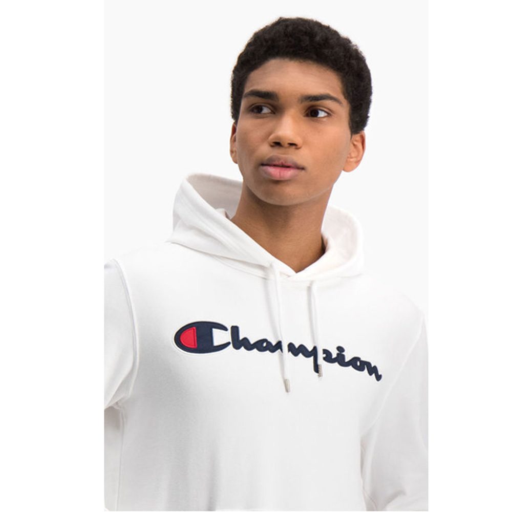 Champion Hoodie Herren Kapuzenpullover weiß