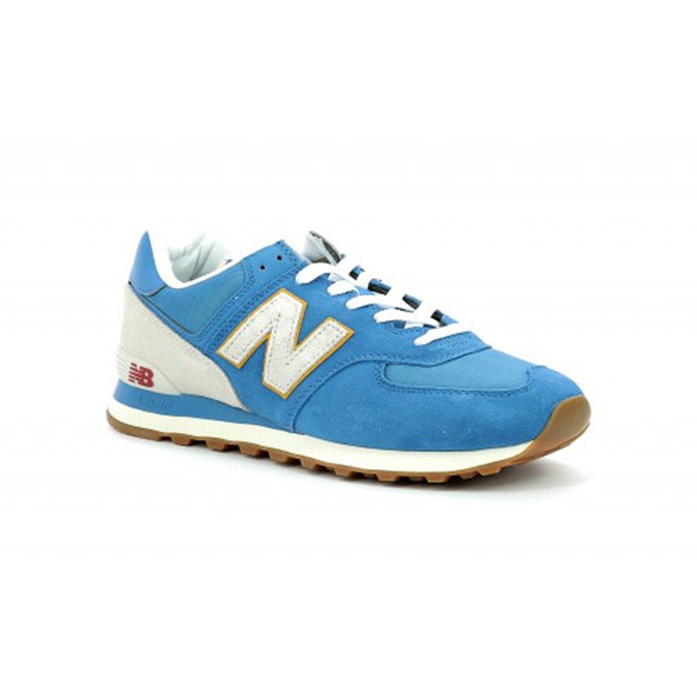 Afdaling Toepassen Aan het water New Balance ML574 SCA Sneaker Herren 2020 blau/gelb - meinsportline.de