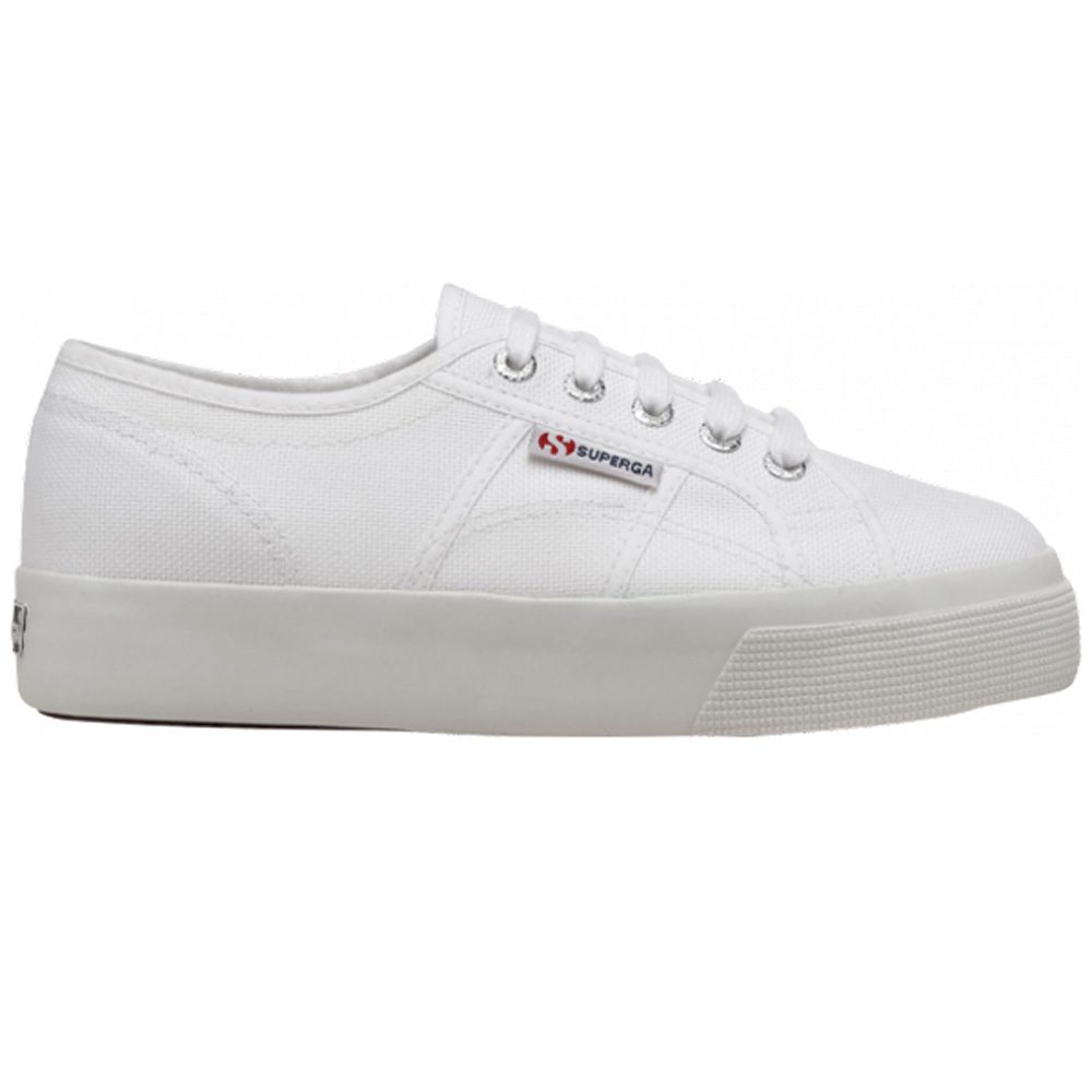 Superga 2730/50 COTU Plateau Street StyleSuperga 2730/50 COTU Plateau Street Style Damen Sneaker 2020 weiss