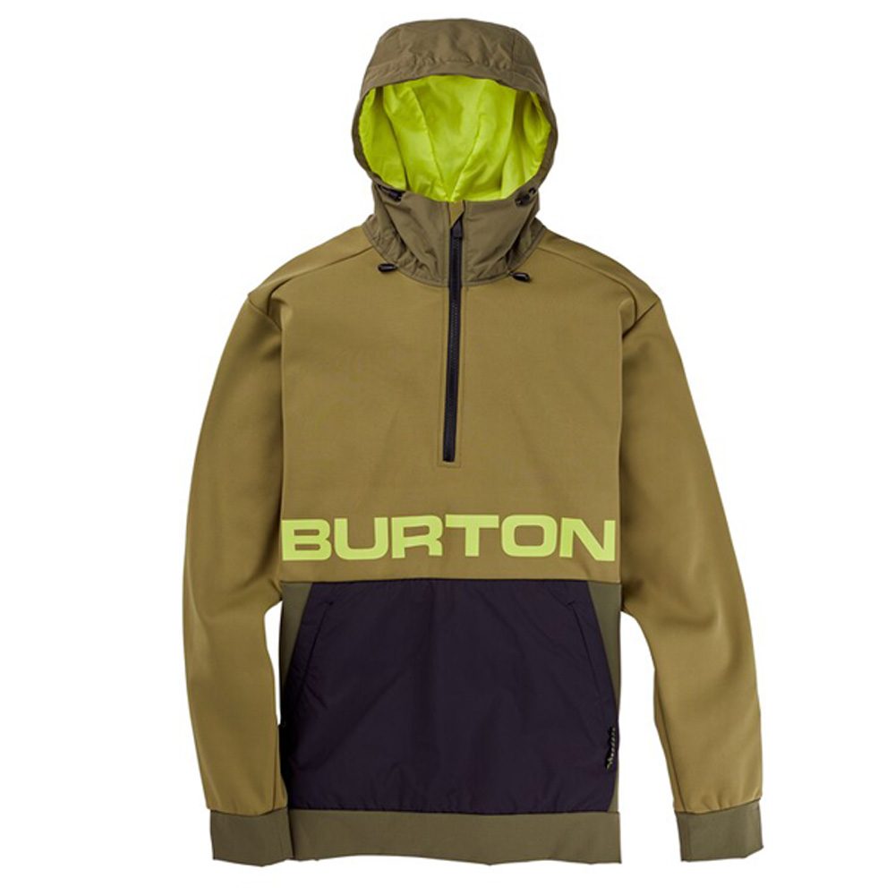 Burton Crown Bonded Performance Kapuzen Pullover Herren Fleece