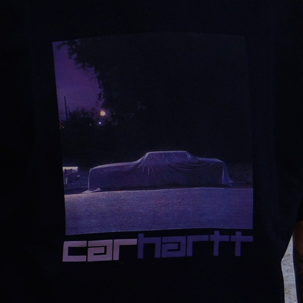 mit Carhartt Purple Car Logoprint