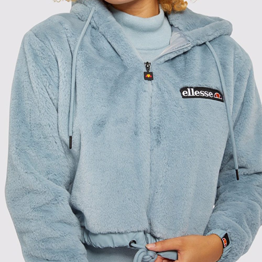 Half Zip Reißverschluss mit Ellesse Logo Fähnchen