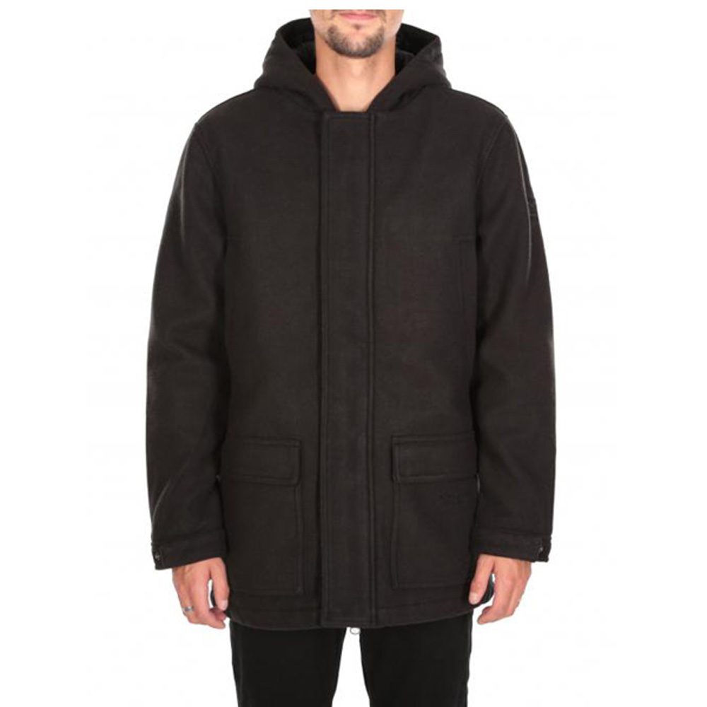 Iriedaily Jugga Parka Herren Wollparka schwarz