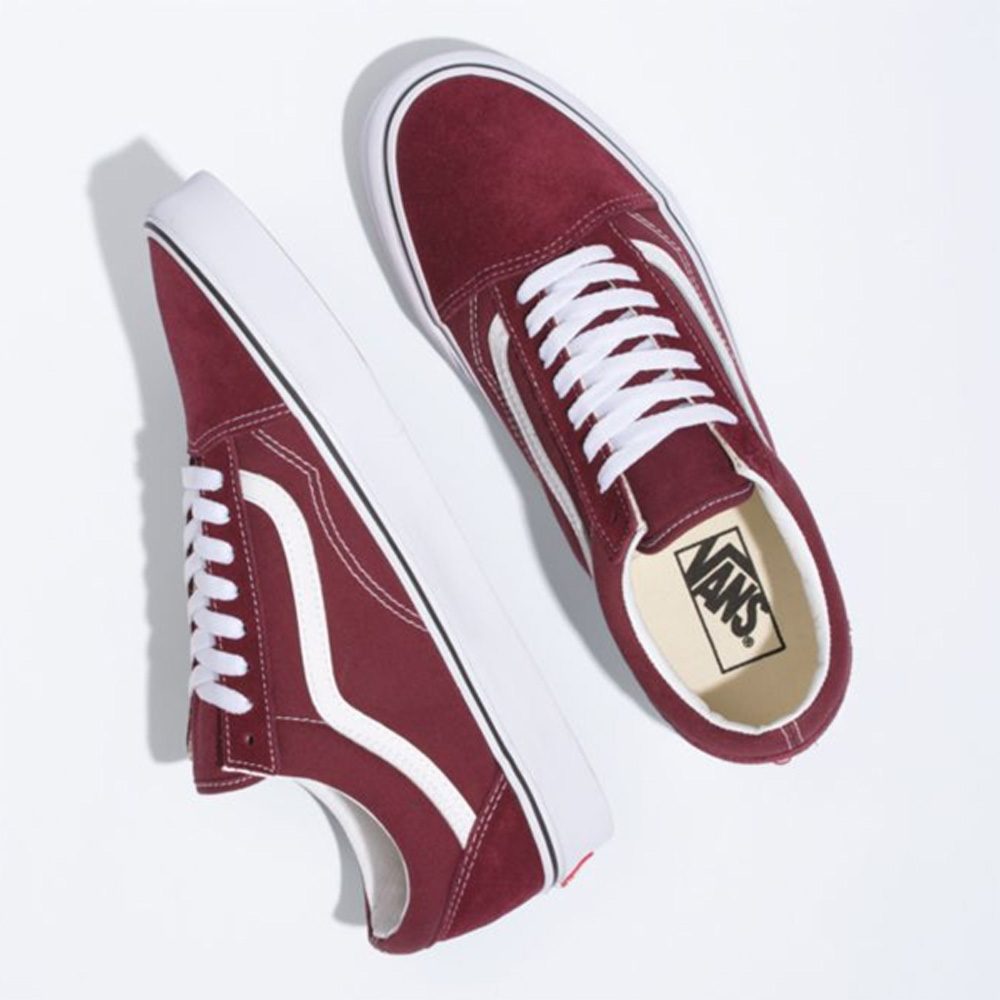 Vans Old Skool port royale Herren Schuhe rot