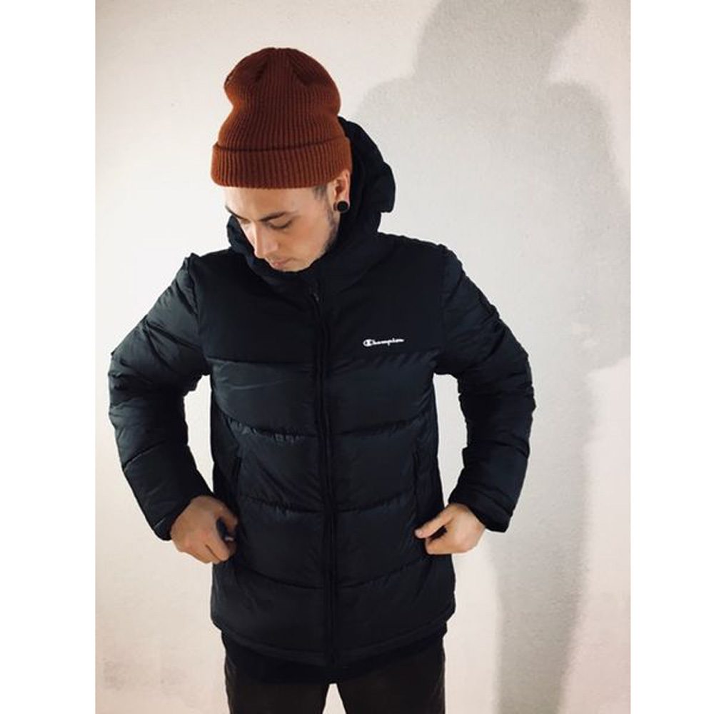 Champion Down Hooded Jacket Winterjacke Herren