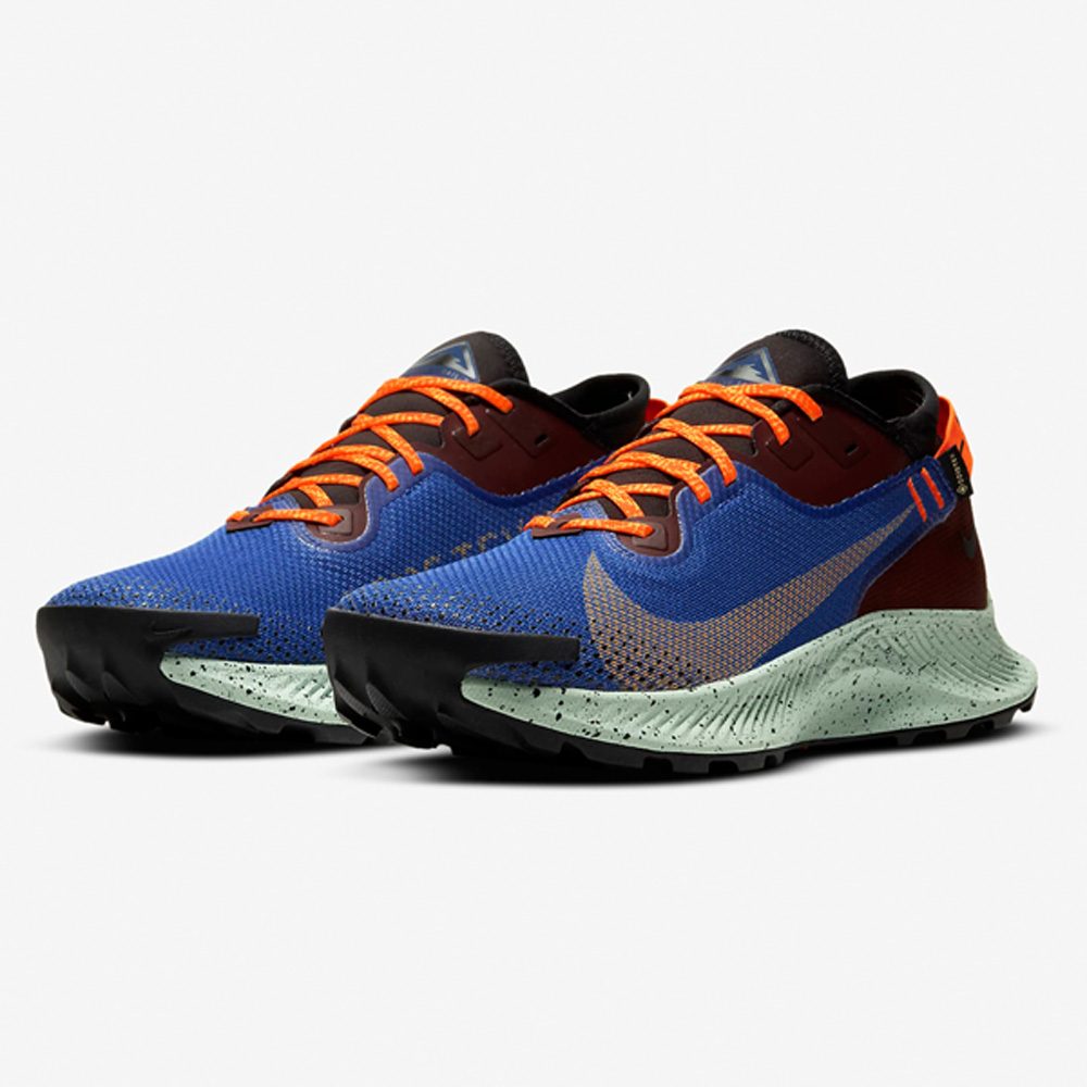 D.w.z microscoop bovenstaand Nike Pegasus Trail 2 Herren orange/blau - meinsportline.de