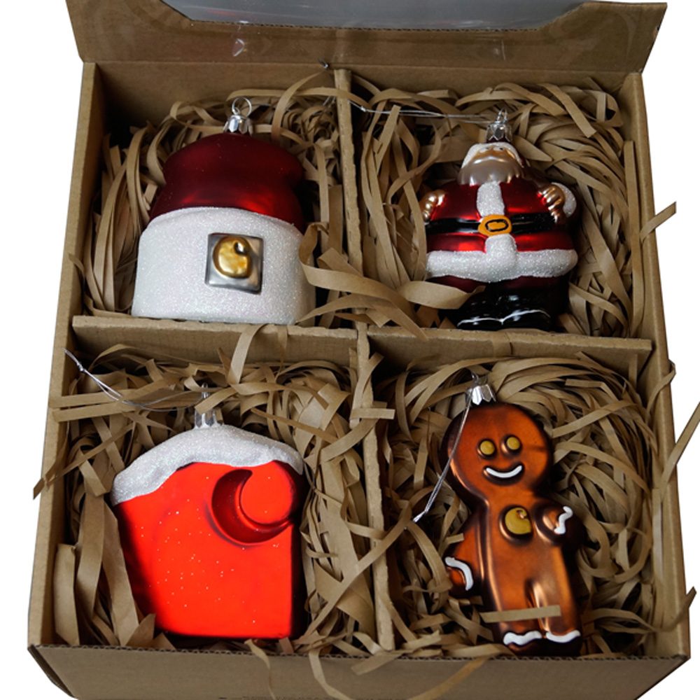 Carhartt WIP Christmas Ornaments 4 Stck Set