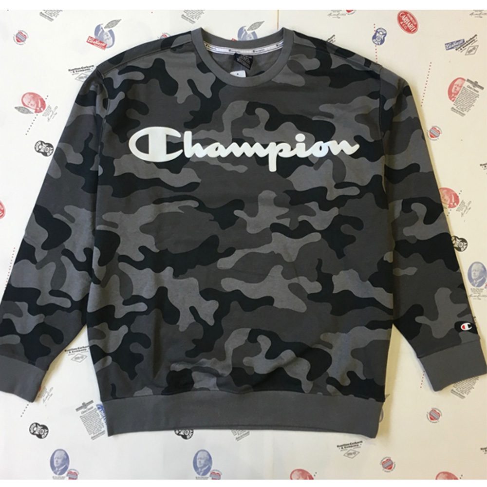 Champion Pullover Herren grau/camouflage