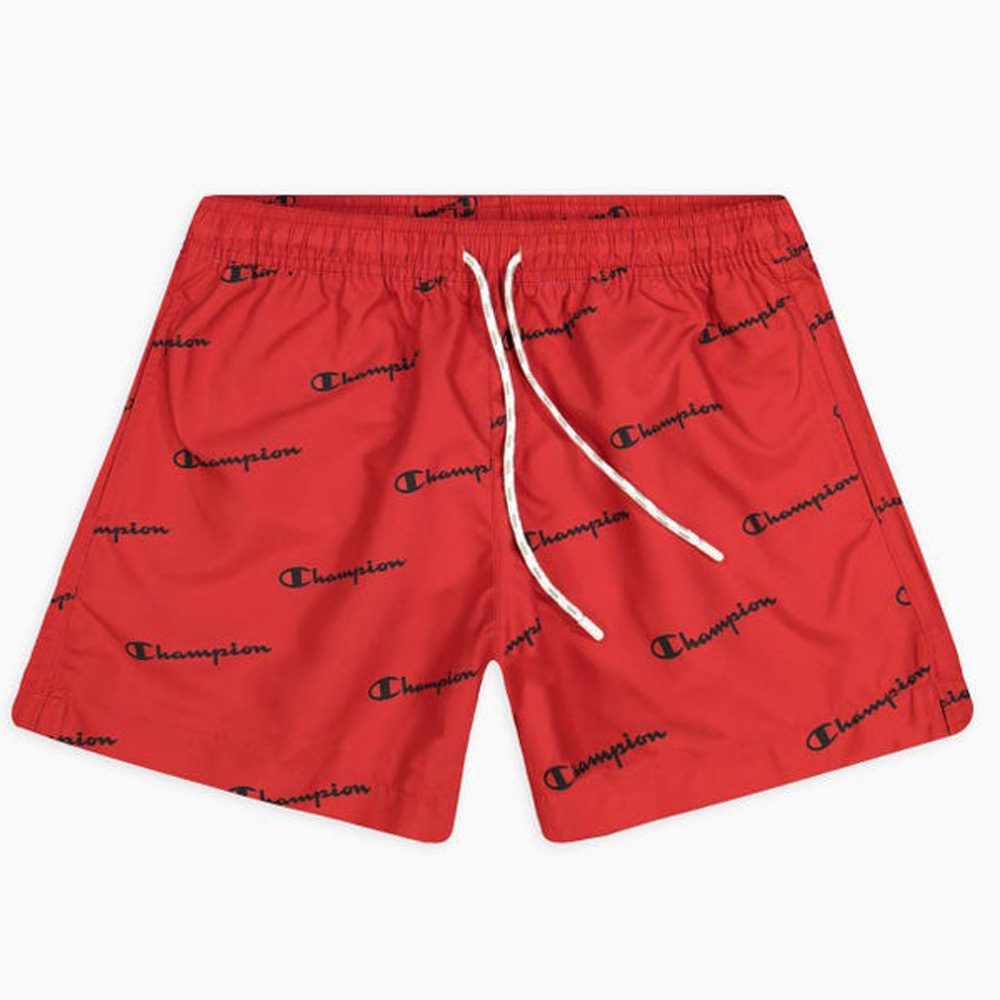 Champion Badeshorts mit Allover-Logoprint