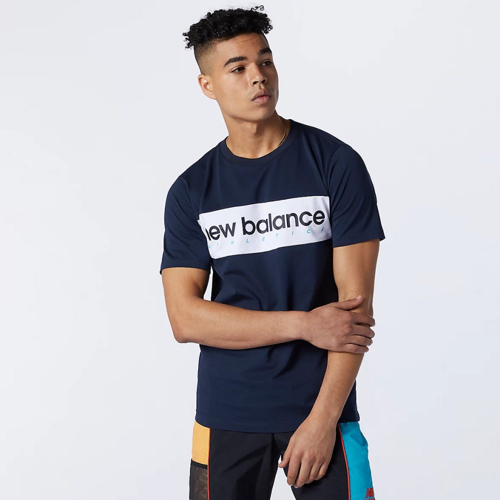 New Balance Linear NB T-Shirt Herren