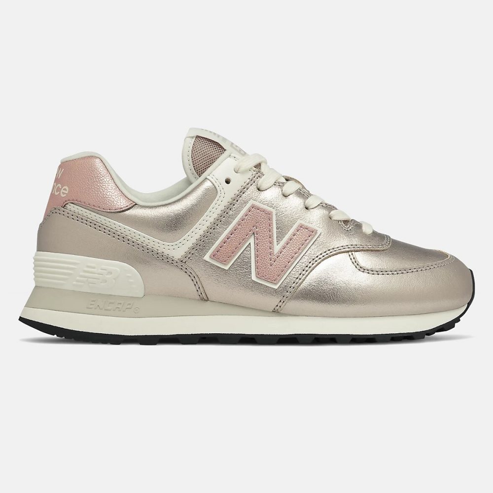 New Balance WL574 PM2 Sneaker Damen silber/rosa