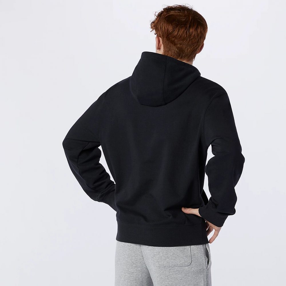 New Balance Essentials Embriodered Hoodie schwarz