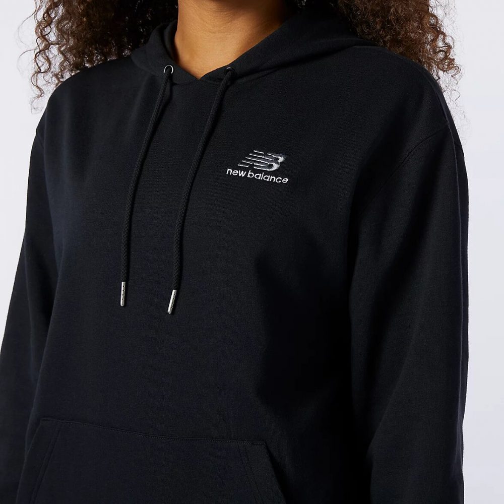 New Balance Essentials Embriodered Hoodie schwarz