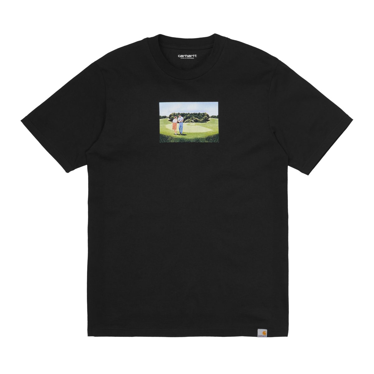 Carhartt Wip Hole Golf T Shirt Herren schwarz meinsportline
