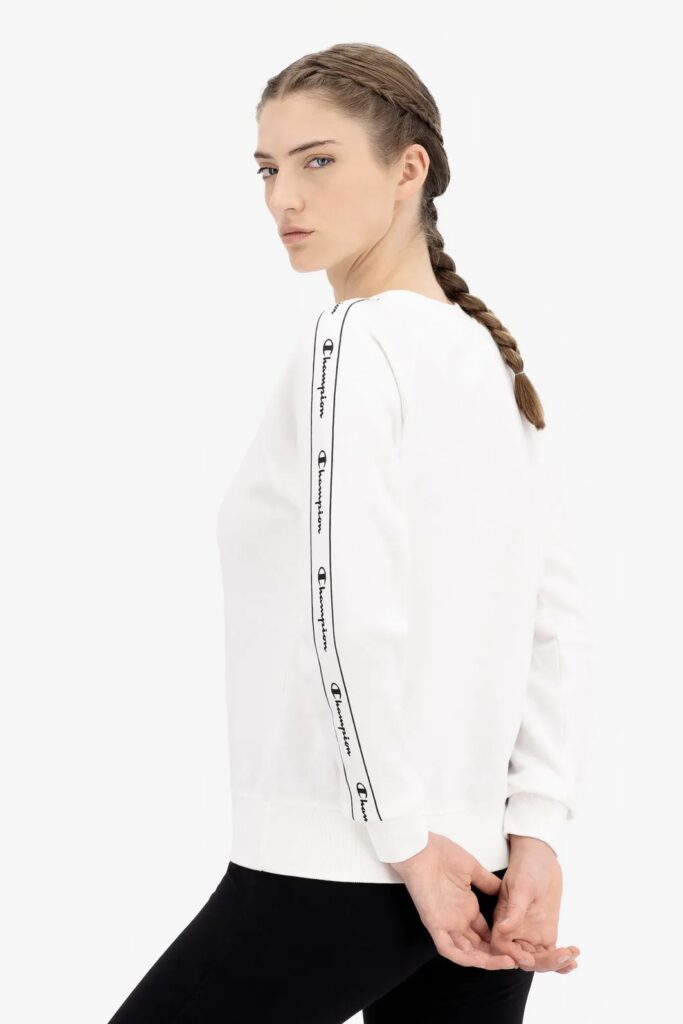 Champion Kontra Sweatshirt Pullover Damen weiß