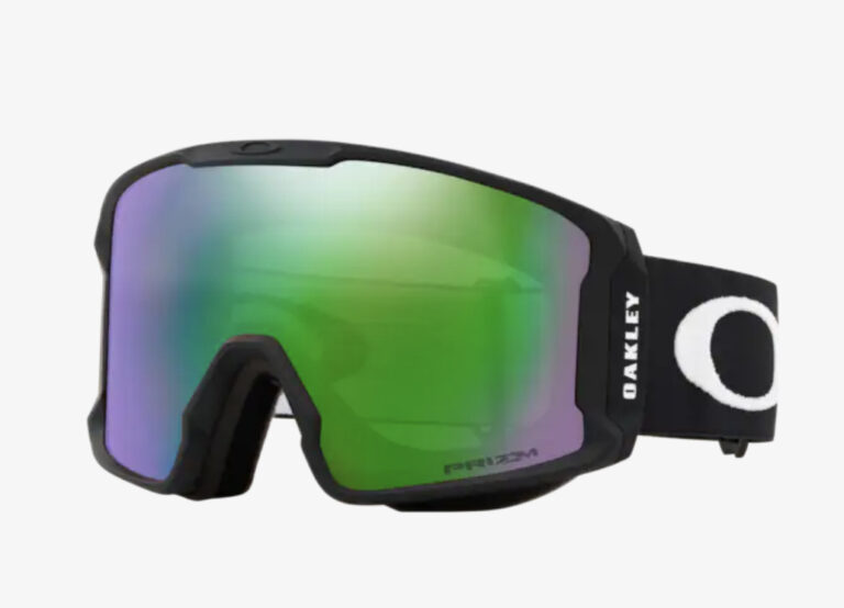 Oakley Line Miner XL Snow Skibrille Goggles Jade Iridium schwarz